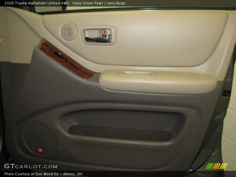 Oasis Green Pearl / Ivory Beige 2006 Toyota Highlander Limited 4WD