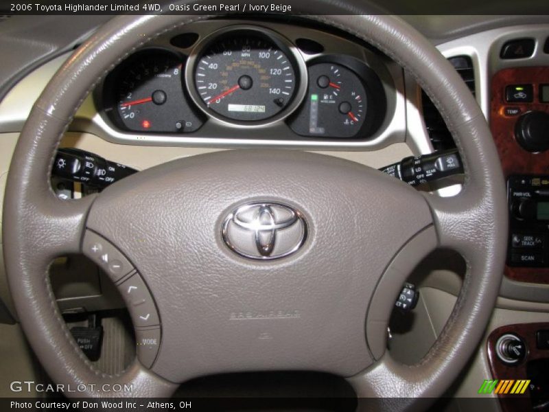 Oasis Green Pearl / Ivory Beige 2006 Toyota Highlander Limited 4WD