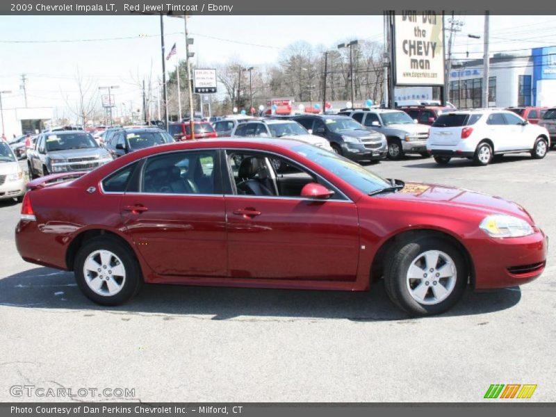 Red Jewel Tintcoat / Ebony 2009 Chevrolet Impala LT