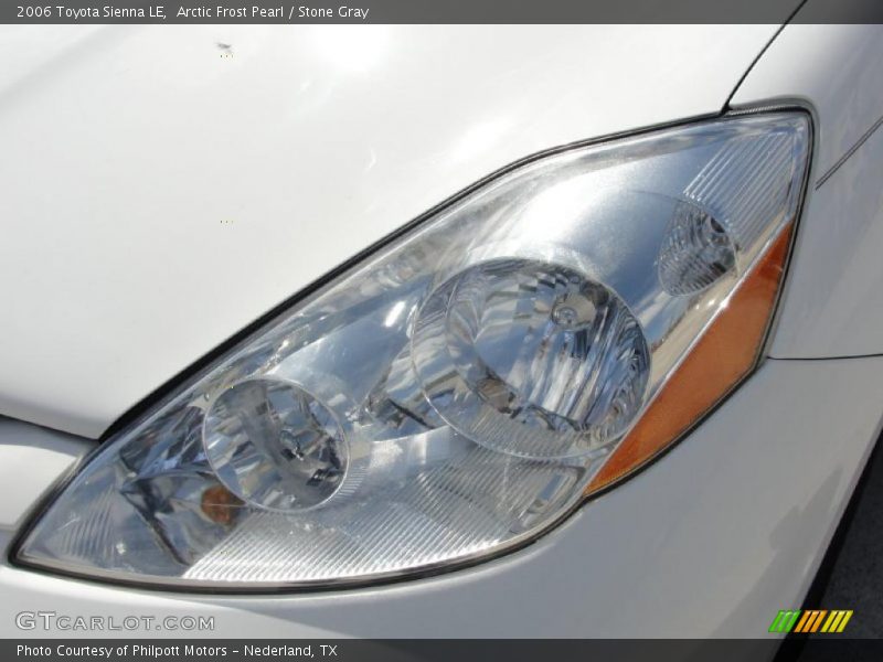 Arctic Frost Pearl / Stone Gray 2006 Toyota Sienna LE
