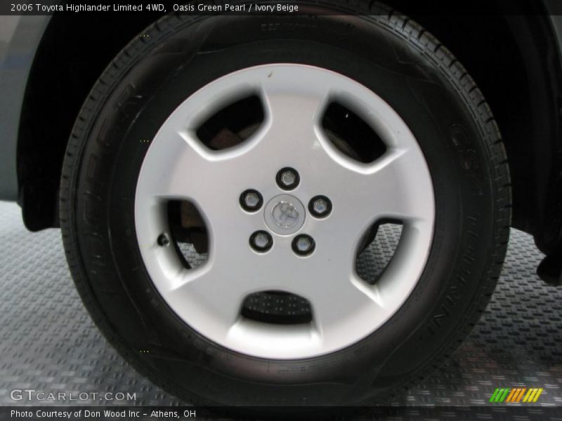 Oasis Green Pearl / Ivory Beige 2006 Toyota Highlander Limited 4WD