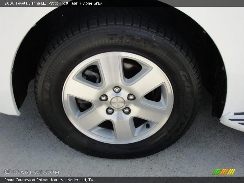 Arctic Frost Pearl / Stone Gray 2006 Toyota Sienna LE