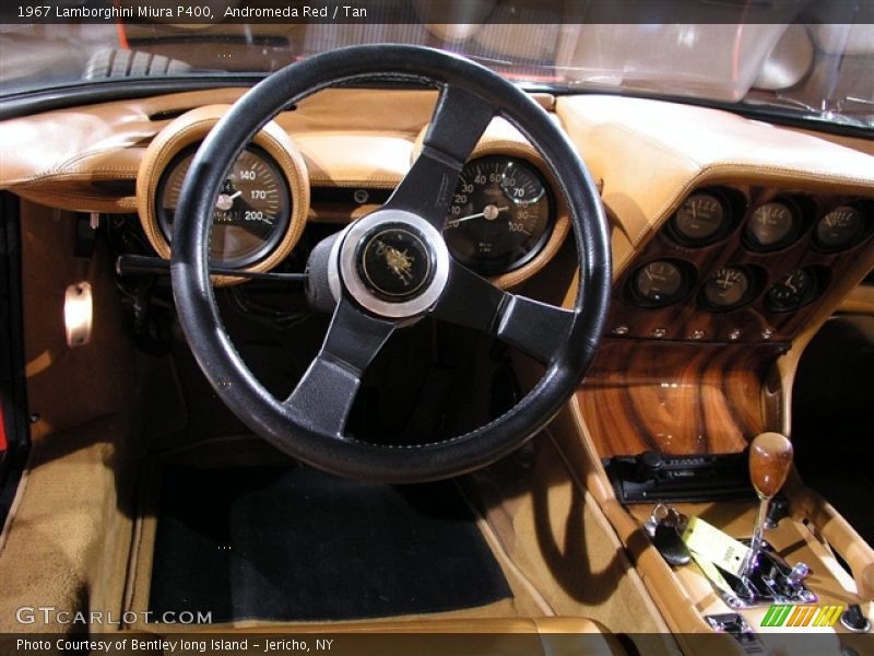 Dashboard of 1967 Miura P400