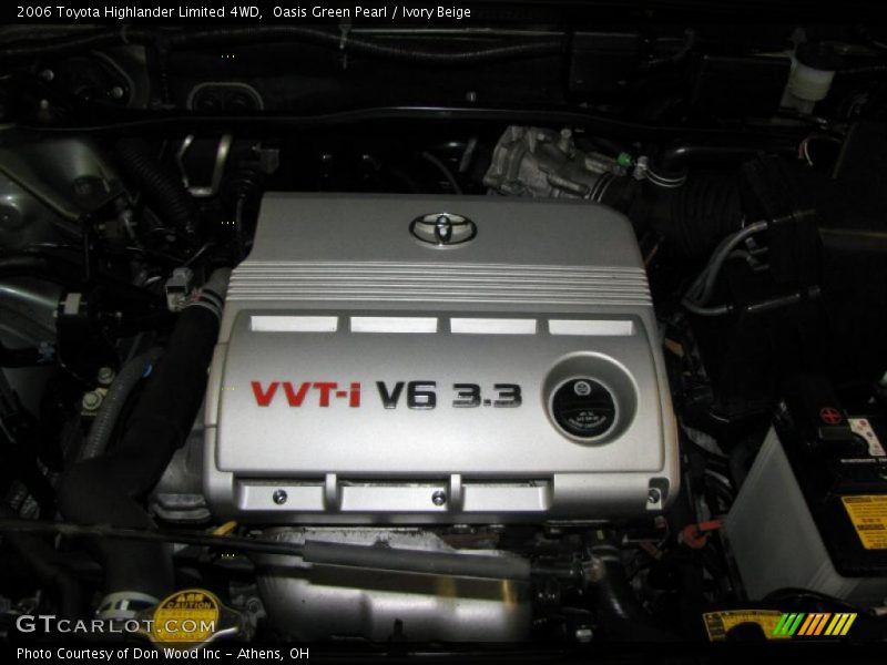 Oasis Green Pearl / Ivory Beige 2006 Toyota Highlander Limited 4WD