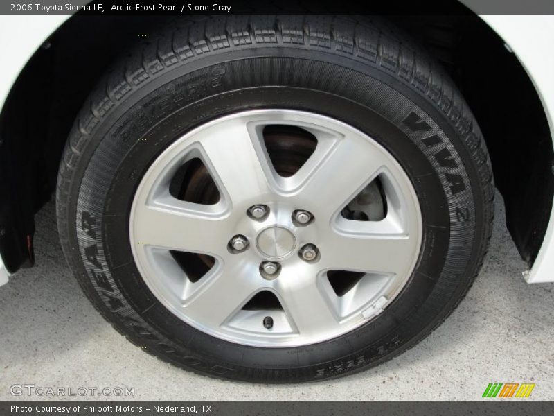 Arctic Frost Pearl / Stone Gray 2006 Toyota Sienna LE