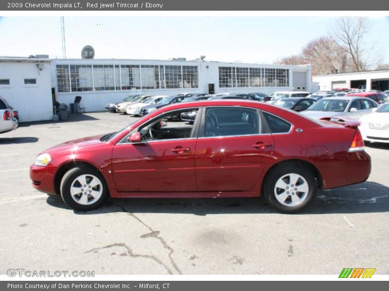 Red Jewel Tintcoat / Ebony 2009 Chevrolet Impala LT