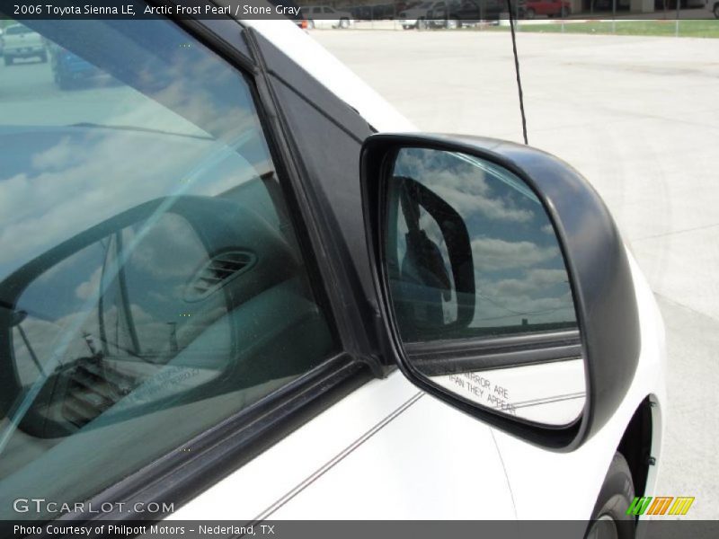 Arctic Frost Pearl / Stone Gray 2006 Toyota Sienna LE