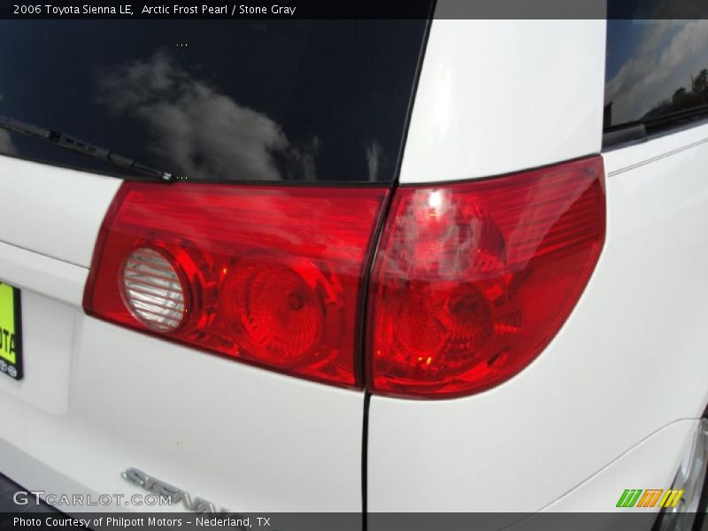 Arctic Frost Pearl / Stone Gray 2006 Toyota Sienna LE