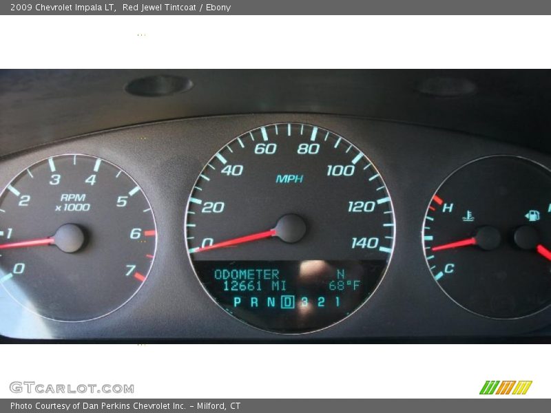 Red Jewel Tintcoat / Ebony 2009 Chevrolet Impala LT