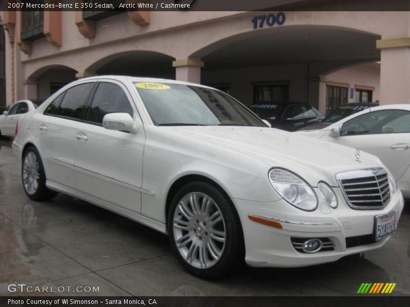 Arctic White / Cashmere 2007 Mercedes-Benz E 350 Sedan