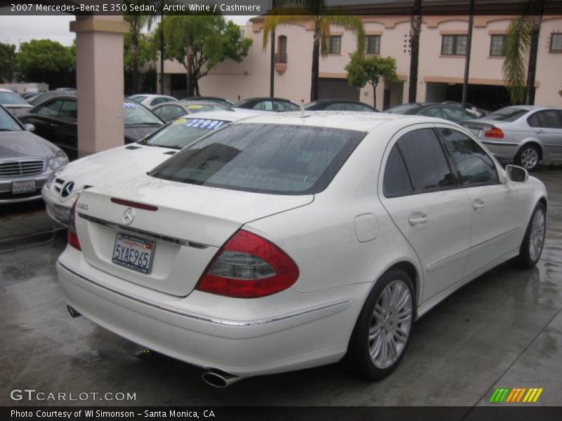 Arctic White / Cashmere 2007 Mercedes-Benz E 350 Sedan