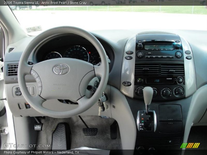 Arctic Frost Pearl / Stone Gray 2006 Toyota Sienna LE