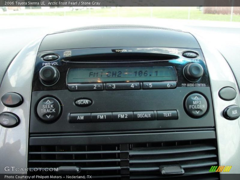 Arctic Frost Pearl / Stone Gray 2006 Toyota Sienna LE
