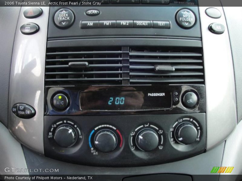 Arctic Frost Pearl / Stone Gray 2006 Toyota Sienna LE