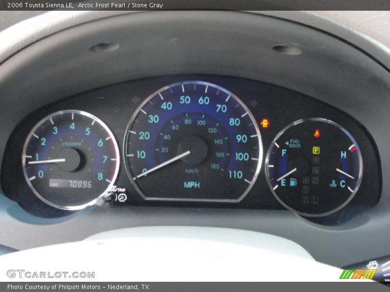 Arctic Frost Pearl / Stone Gray 2006 Toyota Sienna LE