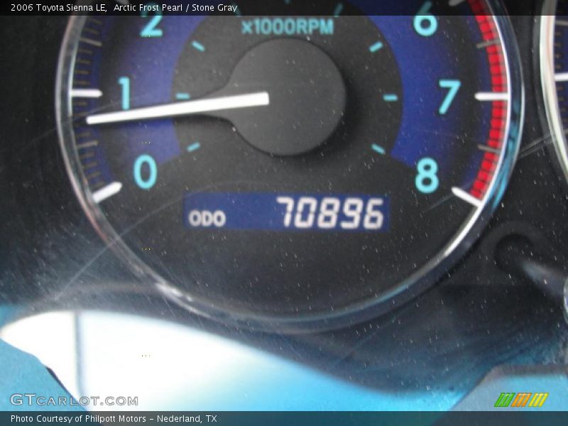 Arctic Frost Pearl / Stone Gray 2006 Toyota Sienna LE