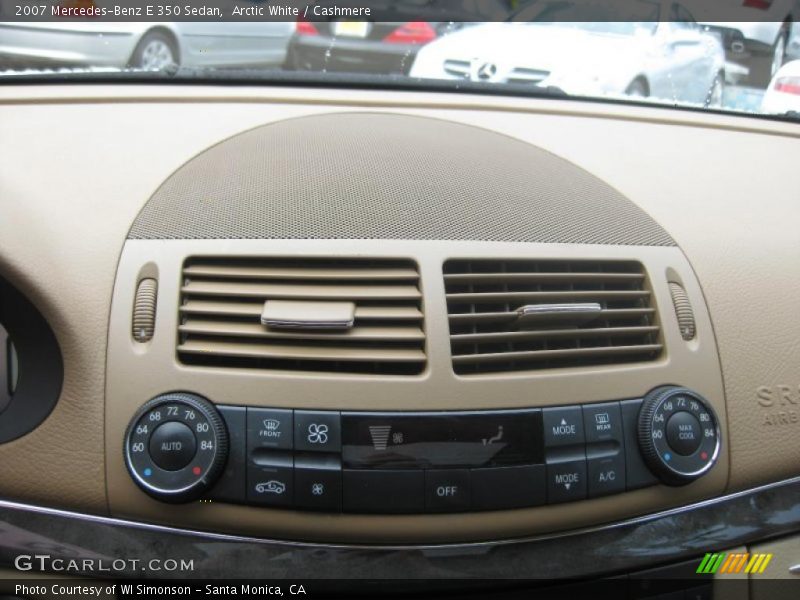 Arctic White / Cashmere 2007 Mercedes-Benz E 350 Sedan