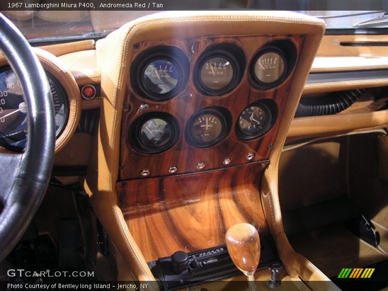 Controls of 1967 Miura P400