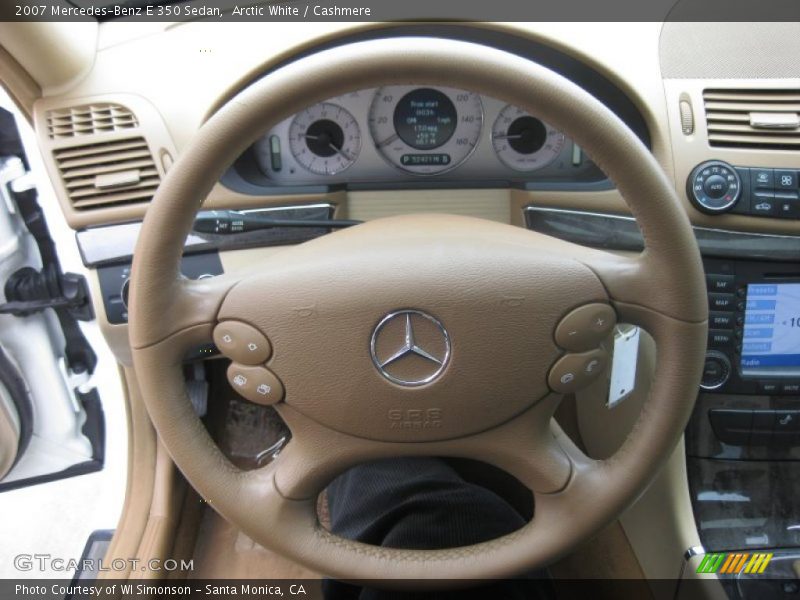 Arctic White / Cashmere 2007 Mercedes-Benz E 350 Sedan