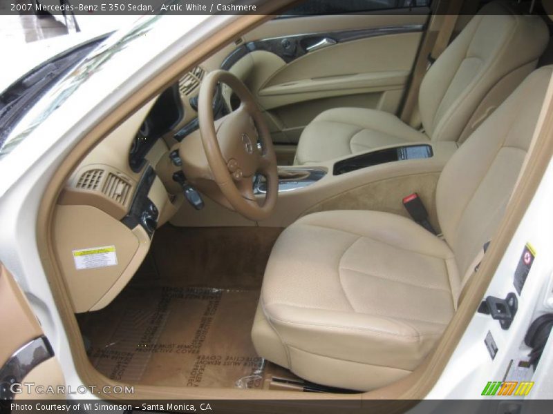 Arctic White / Cashmere 2007 Mercedes-Benz E 350 Sedan