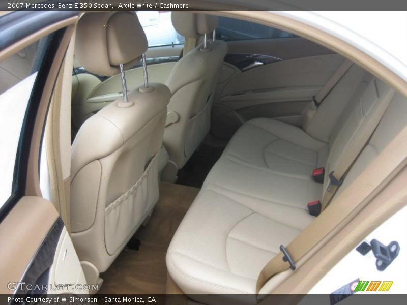 Arctic White / Cashmere 2007 Mercedes-Benz E 350 Sedan