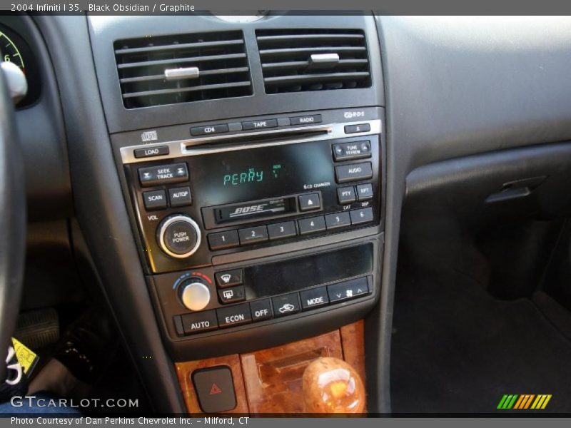 Black Obsidian / Graphite 2004 Infiniti I 35