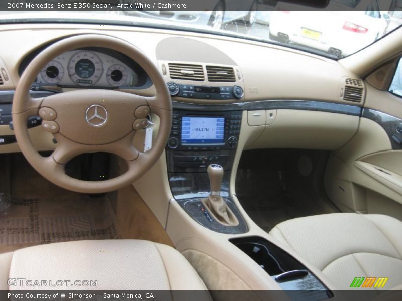 Arctic White / Cashmere 2007 Mercedes-Benz E 350 Sedan