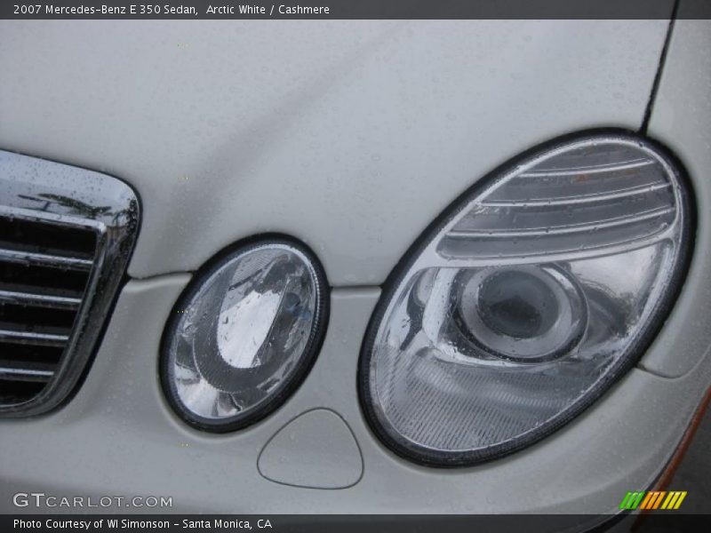 Arctic White / Cashmere 2007 Mercedes-Benz E 350 Sedan