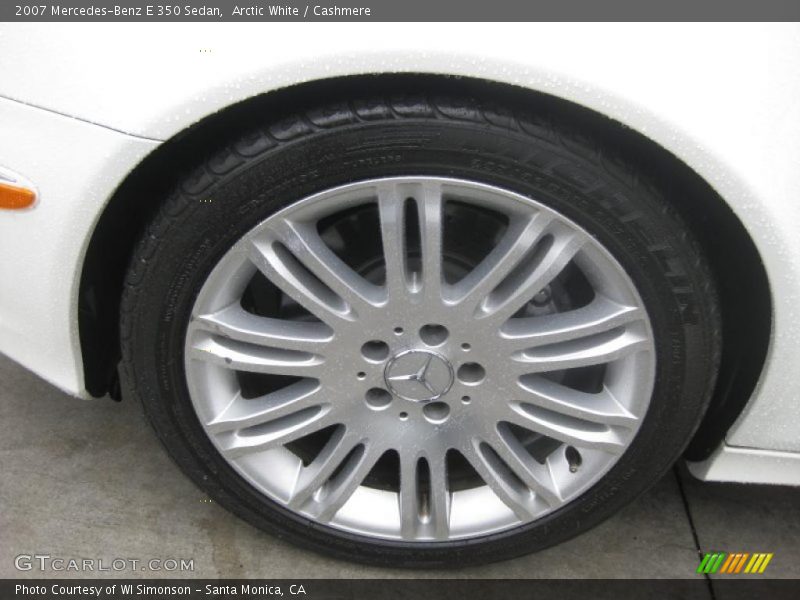 Arctic White / Cashmere 2007 Mercedes-Benz E 350 Sedan