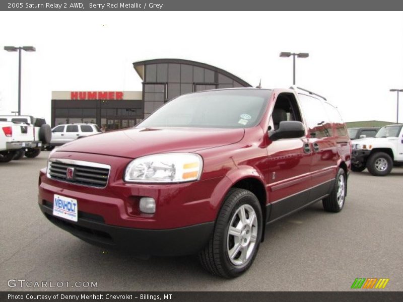 Berry Red Metallic / Grey 2005 Saturn Relay 2 AWD