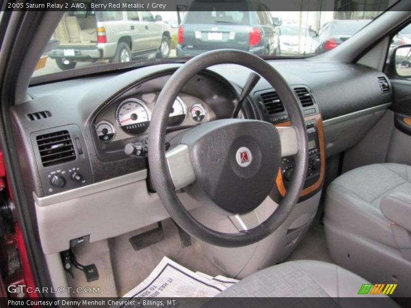 Berry Red Metallic / Grey 2005 Saturn Relay 2 AWD