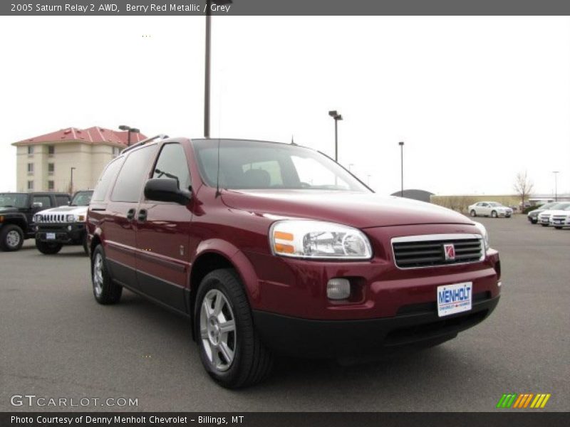 Berry Red Metallic / Grey 2005 Saturn Relay 2 AWD