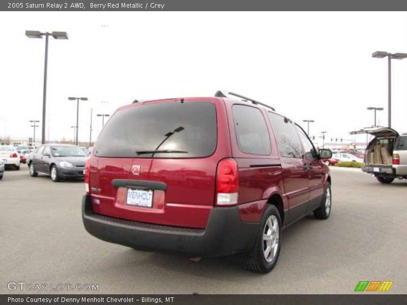 Berry Red Metallic / Grey 2005 Saturn Relay 2 AWD
