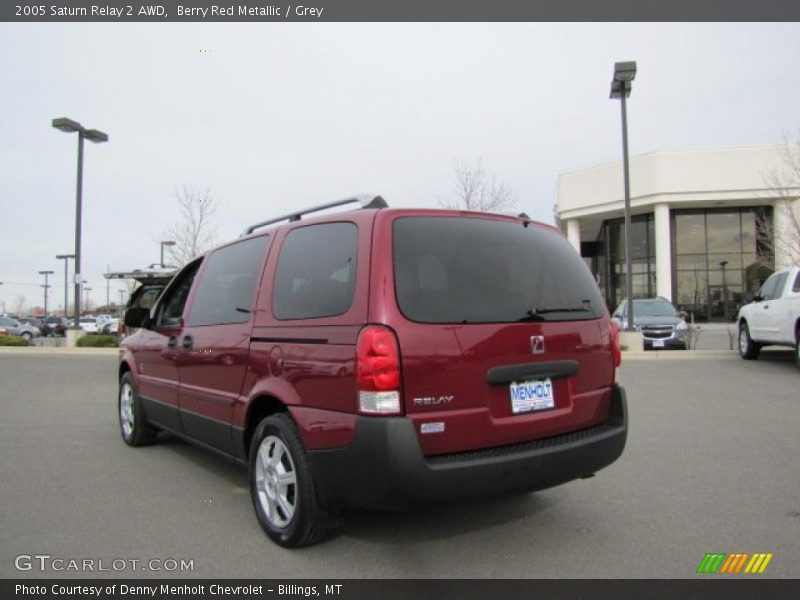 Berry Red Metallic / Grey 2005 Saturn Relay 2 AWD