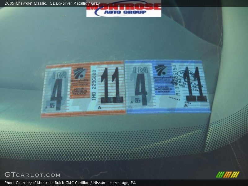Galaxy Silver Metallic / Gray 2005 Chevrolet Classic