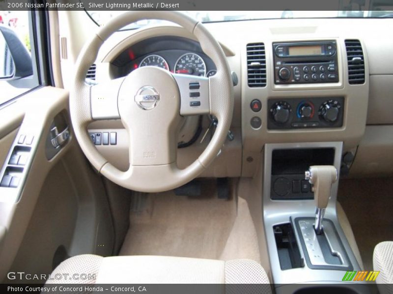 Silver Lightning Metallic / Desert 2006 Nissan Pathfinder SE