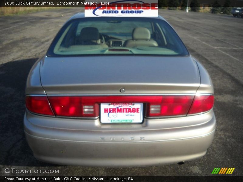 Light Sandrift Metallic / Taupe 2000 Buick Century Limited