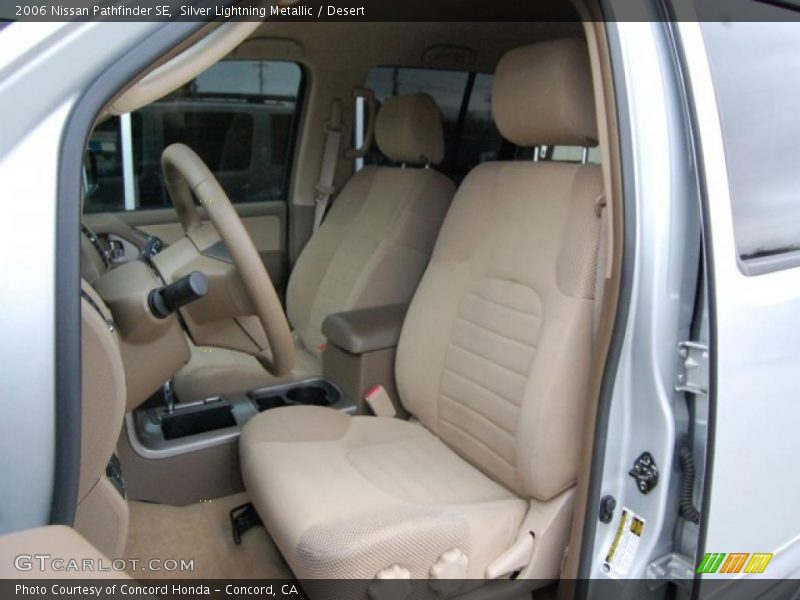 Silver Lightning Metallic / Desert 2006 Nissan Pathfinder SE