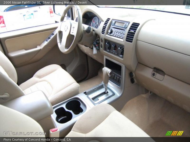 Silver Lightning Metallic / Desert 2006 Nissan Pathfinder SE