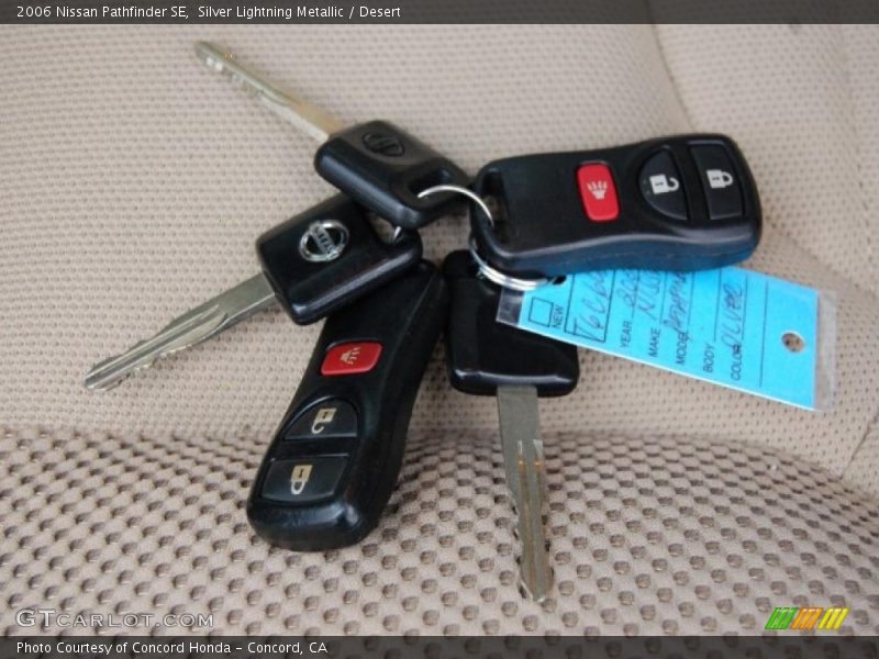 Silver Lightning Metallic / Desert 2006 Nissan Pathfinder SE