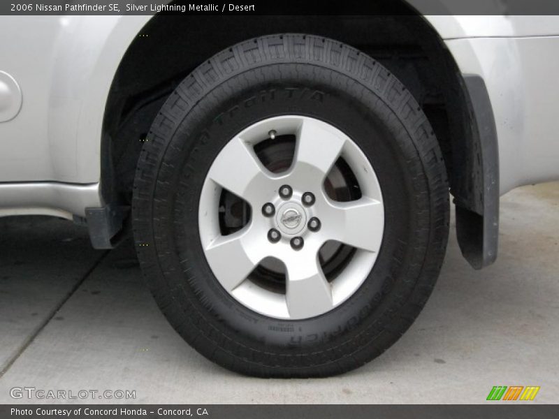Silver Lightning Metallic / Desert 2006 Nissan Pathfinder SE