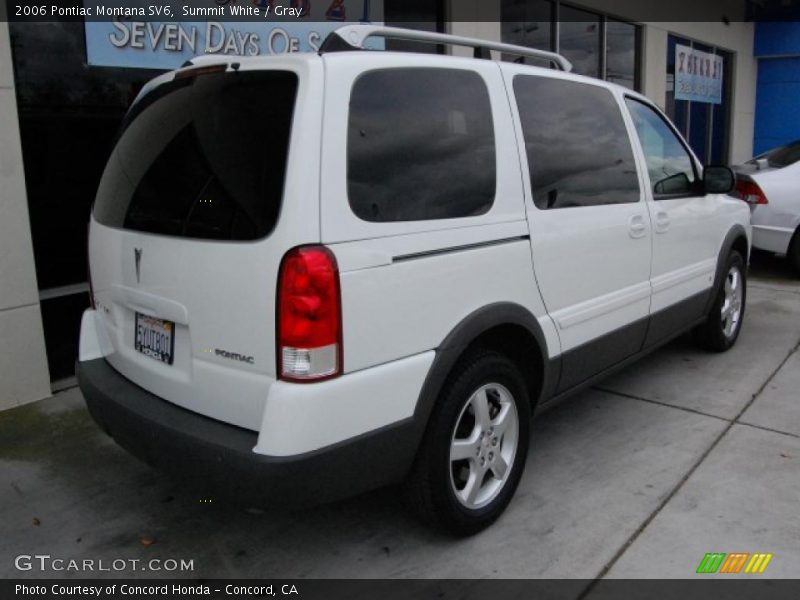 Summit White / Gray 2006 Pontiac Montana SV6
