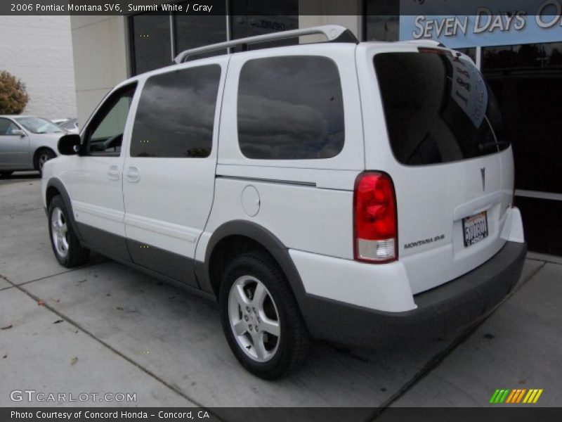 Summit White / Gray 2006 Pontiac Montana SV6