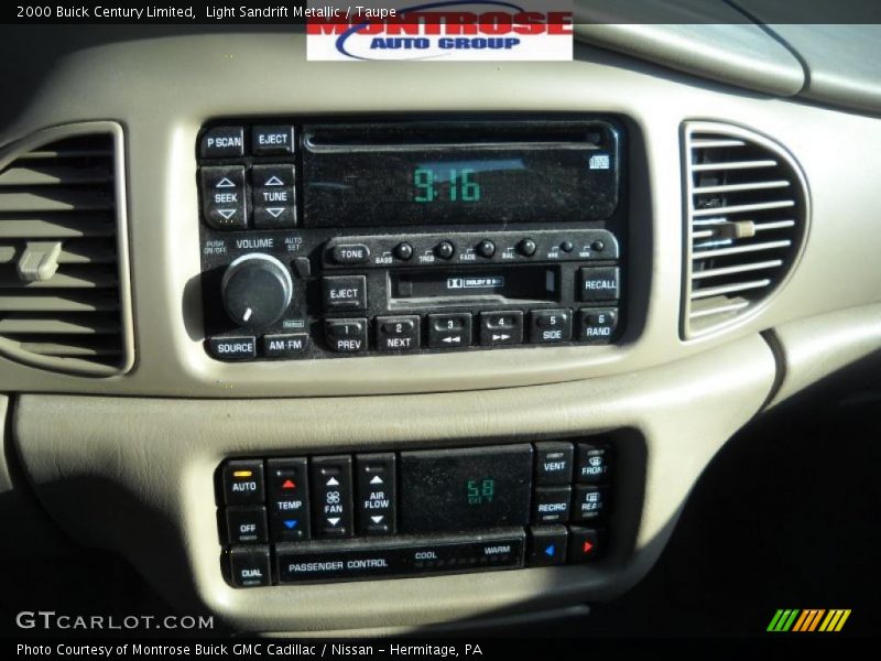 Light Sandrift Metallic / Taupe 2000 Buick Century Limited
