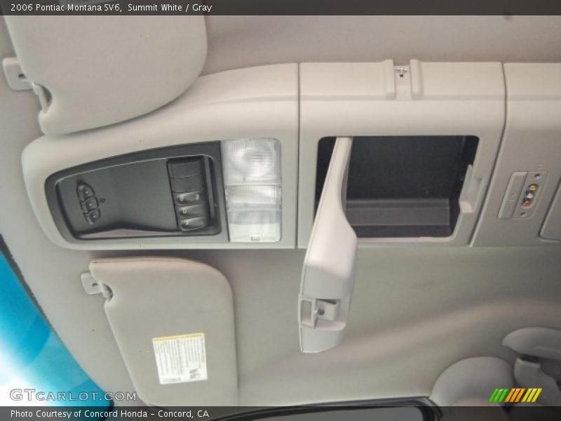 Summit White / Gray 2006 Pontiac Montana SV6