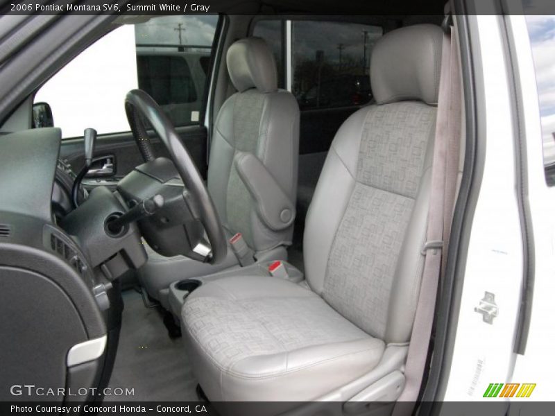 Summit White / Gray 2006 Pontiac Montana SV6
