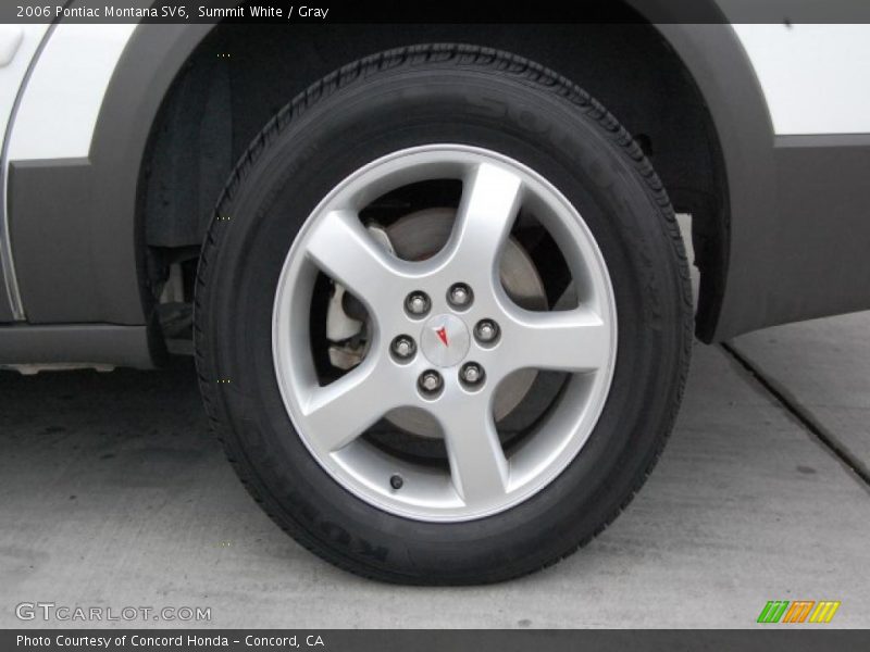 Summit White / Gray 2006 Pontiac Montana SV6