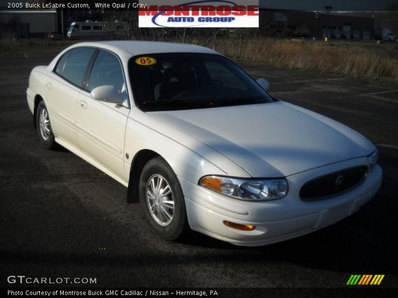 White Opal / Gray 2005 Buick LeSabre Custom