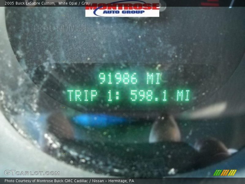White Opal / Gray 2005 Buick LeSabre Custom