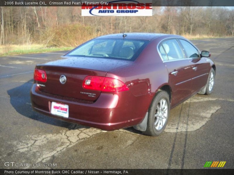 Crimson Red Pearl / Titanium Gray 2006 Buick Lucerne CXL